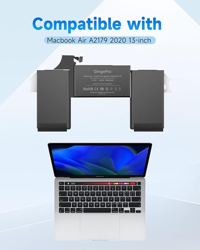 استبدال البطارية لبطارية A2179 MacBook Air (2020) مقاس 13 بوصة A1965 in Kuwait
