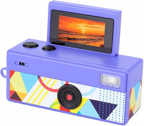 Pomya Keychain Camera Retro Thumb Camera, Mini Keychain Cameras, Flip Screen 1080P Video Recorder for Travel, Party and Vlog in Kuwait