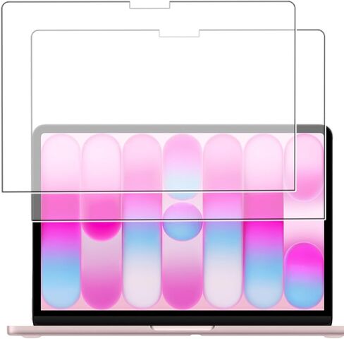 واقي شاشة لجهاز الكمبيوتر المحمول MacBook Neo مقاس 13 بوصة، طبقة من الزجاج المقوى المقاوم للخدش 9H سهل التركيب، بدون فقاعات، عبوتان in Kuwait