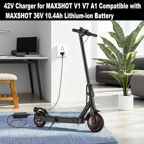 شاحن 42 فولت لبطارية ليثيوم أيون MAXSHOT 36 فولت متوافق مع سلك محول طاقة البطارية MAXSHOT V1 V7 A1 in Kuwait