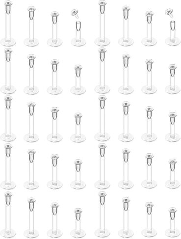 Ocptiy Clear Plastic Earring Stud Retainer Set Acrylic Silicone Invisible Earrings Post 20G Bioflex Flat Ear Tragus Cartilage Helix Earring Pin Ring Spacers Piercing Jewelry Men Women Work Sport in Kuwait