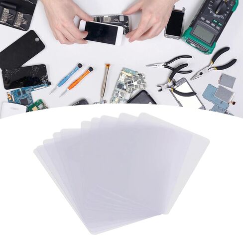 Fafeicy LCD Screen Pry Tool, 100PCS Plastic Opening Cards, 0.1MM Thickness for Smartphone Repair and Curved Screen Replacement in Kuwait
