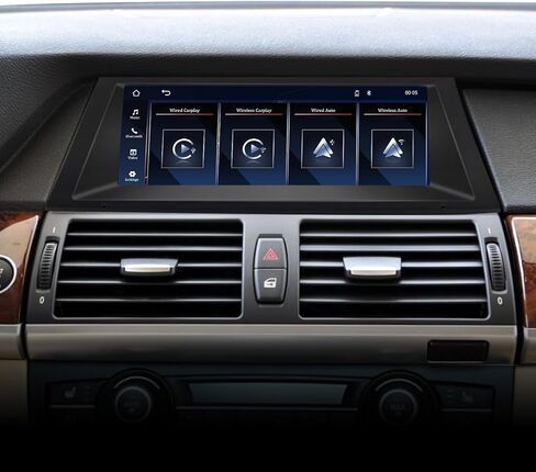 شاشة Linux CarPlay مقاس 8.8 بوصة لنظام BMW E70 2010-2013 Years CIC، مستقبل راديو السيارة متعدد الوسائط اللاسلكي بنظام Android، ملاحة GPS in Kuwait