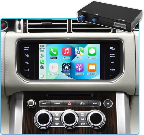 مجموعة التحديثية التلقائية Carplay & Android Auto لنظام Land Rover Range Rover Evoque Discovery 4 Jaguar XE XF F-PACE Bosch - دعم رابط المرآة، التحكم في عجلة القيادة، كاميرا OEM، واي فاي 5 جيجا هرتز in Kuwait