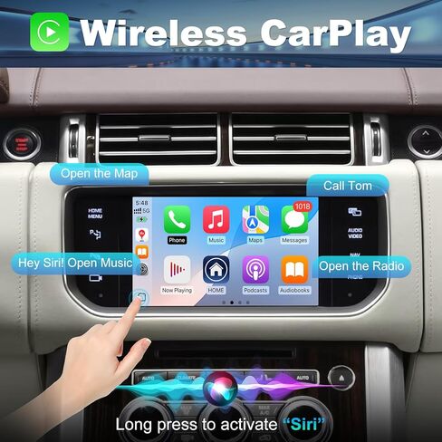 مجموعة التحديثية التلقائية Carplay & Android Auto لنظام Land Rover Range Rover Evoque Discovery 4 Jaguar XE XF F-PACE Bosch - دعم رابط المرآة، التحكم في عجلة القيادة، كاميرا OEM، واي فاي 5 جيجا هرتز in Kuwait