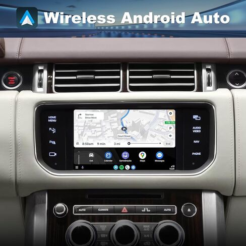 مجموعة التحديثية التلقائية Carplay & Android Auto لنظام Land Rover Range Rover Evoque Discovery 4 Jaguar XE XF F-PACE Bosch - دعم رابط المرآة، التحكم في عجلة القيادة، كاميرا OEM، واي فاي 5 جيجا هرتز in Kuwait