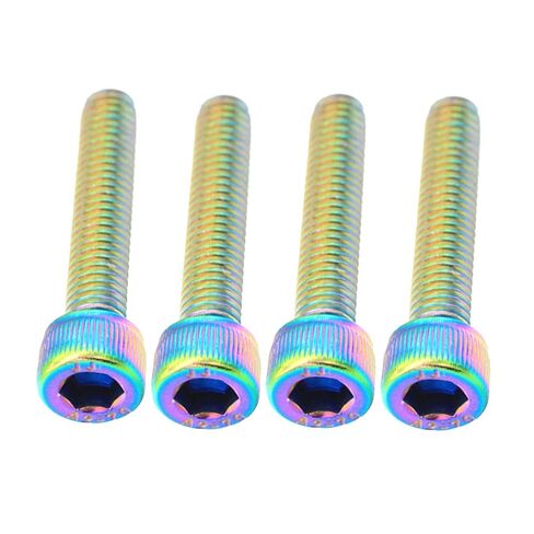 4pcs Titanium Stainless Steel Bike Headset Cap Screws and Lightweight for Mountain and Road Bicycles Great Accessory for Enhanced Style and Performance in Saudi Arabia