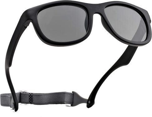 Pro Acme Unbreakable Polarized Baby Sunglasses Flexible Toddler Sunnies with Strap Soft Silicone Frame for 0-24 Months in Saudi Arabia