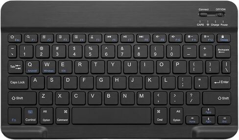 Bluetooth Keyboard for 12.9 inch iPad Pro 6/5/4/3rd Gen & 13 inch iPad Air (2025 M3, 2024 M2) - Rechargeable Slim Silent Compact Keyboard with Smart Sleep Mode, Black in Kuwait