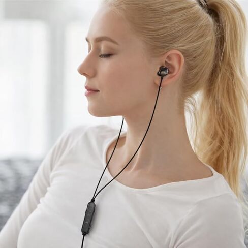 سماعات أذن سلكية بخاصية إلغاء الضوضاء النشطة، USB-C، سماعات أذن ANC، سماعات أذن بدون زمن استجابة، سماعات أذن للألعاب مقاومة للعرق والماء IPX4 سوداء - iPhone 17/16/15، Samsung S24، Steam Deck، الكمبيوتر الشخصي، الكمبيوتر المحمول in Kuwait