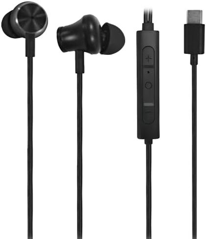 سماعات أذن سلكية بخاصية إلغاء الضوضاء النشطة، USB-C، سماعات أذن ANC، سماعات أذن بدون زمن استجابة، سماعات أذن للألعاب مقاومة للعرق والماء IPX4 سوداء - iPhone 17/16/15، Samsung S24، Steam Deck، الكمبيوتر الشخصي، الكمبيوتر المحمول in Kuwait