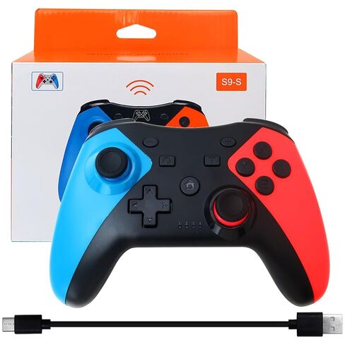 وحدة تحكم HaeKap اللاسلكية الاحترافية Gamepad Joypad Joystick Remote تدعم وحدة تحكم Nintendo Switch/OLED/Lite، زر واحد للتنبيه، وحدة تحكم بمستشعر جيروسكوبي 6 محاور in Kuwait