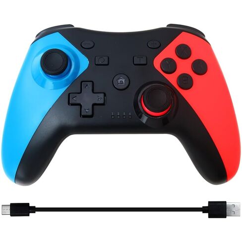 وحدة تحكم HaeKap اللاسلكية الاحترافية Gamepad Joypad Joystick Remote تدعم وحدة تحكم Nintendo Switch/OLED/Lite، زر واحد للتنبيه، وحدة تحكم بمستشعر جيروسكوبي 6 محاور in Kuwait