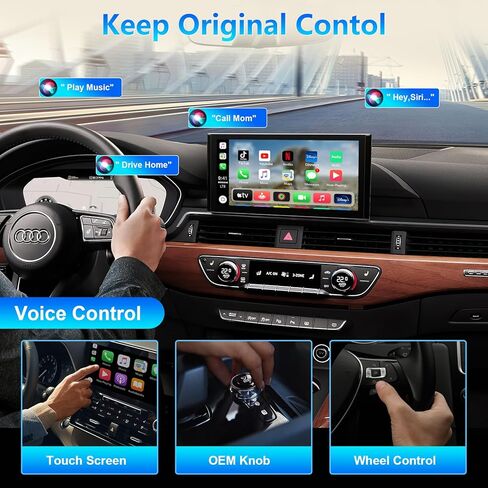 Car TV Mate Pro with Wireless CarPlay Adapter, 2025 New HDMI Multimedia Adapter for TV Stick Converter/Game Consoles/Set-Top Box/Screen Throwers, Magic Box Support Wired CarPlay Cars from 2016 in Kuwait