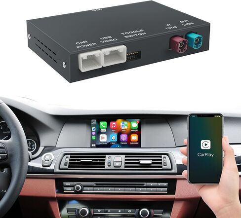 Wireless CarPlay/Android Auto Module for BMW CIC-System 1/3/5/7Series X1/X3/X5/X6/Z4 2008-2013 Support Mirrorlink and OEM Car Functions in Kuwait