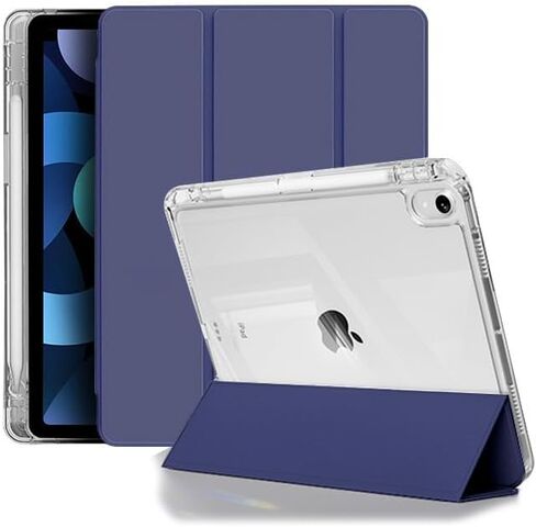 for iPad 11th Generation 11 Inch (A16) 10th Generation 10.9 Inch Case, Clear Acrylic Cover with Pencil Holder in Kuwait
