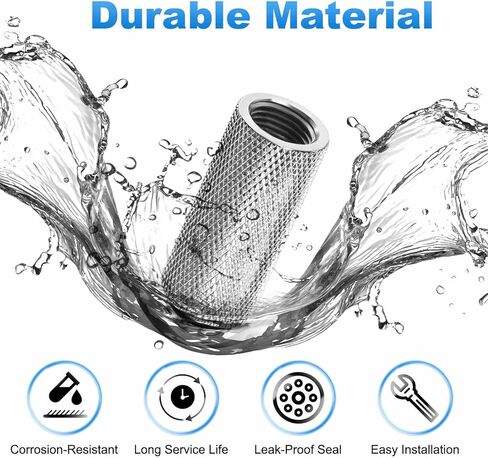 1-حزمة G1/4 بوصة تركيب موسع ذكر إلى أنثى G1/4 بوصة × 20 مم تركيب ضغط سريع مع حلقة دائرية لنظام تبريد المياه للكمبيوتر الشخصي، فضي in Kuwait