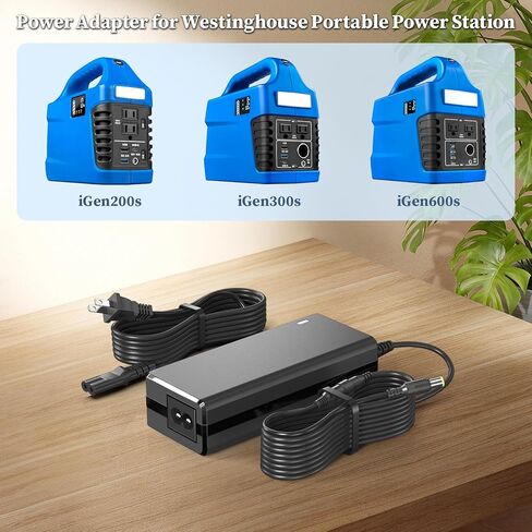 19V Charger for Westinghouse Power Station AC Adapter for Westinghouse iGen200s iGen300s iGen600s Portable Power Station 300 600 1200 Peak Power Supply JYH4Z1900342BY in Kuwait