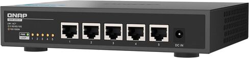 Qnap سويتش QSW-3205-5T | 5X 10 جيجابت، التوصيل والتشغيل غير مُدار، بدون مروحة in Kuwait