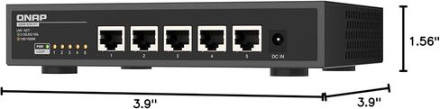 Qnap سويتش QSW-3205-5T | 5X 10 جيجابت، التوصيل والتشغيل غير مُدار، بدون مروحة in Kuwait