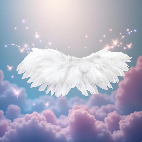 1 Pc White Mini Black and White Angel Feather Wings Doll Feather Wings Photography Props with Elastic Straps for DIY Crafts Clothes Sewing Decoration Supplies (White) in Kuwait