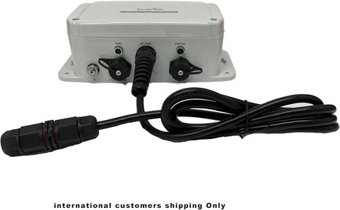 Inscape Data PIS2030 IP67 خارجي بمنفذين جيجابت PoE حاقن | 802.3af/في | 30 واط | التوصيل والتشغيل | ضمان لمدة 3 سنوات in Kuwait