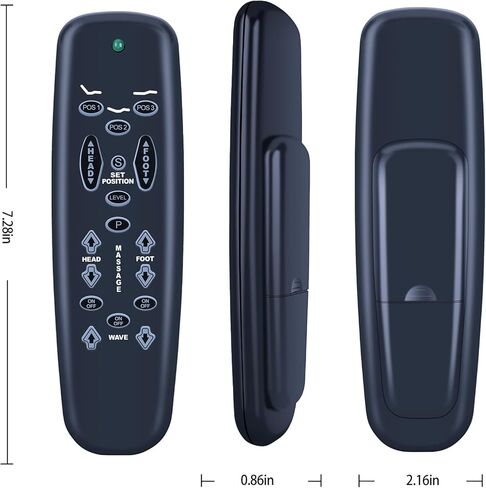 New Remote Replacement for Sleep Number Flex Fit, Flex Fit Plus, fits for Leggett and Platt Raven Precision Comfort Adjustable Bed, New Black Version in Kuwait