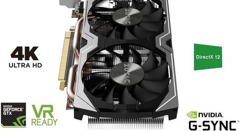 ZOTAC GeForce GTX 1060 AMP 6GB GDDR5 Dual-Fan Graphics Card in Kuwait
