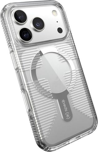 حافظة Speck GEMSHELL Grip +MS لهاتف iPhone 17 Pro - شفاف/شفاف | قبضة واقية رفيعة | الحماية من السقوط | متوافق مع ماج سيف in Kuwait