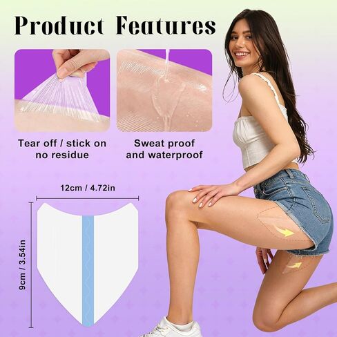 Instant Firming Lift Tape for Legs (Thigh & Buttock) - 30 Pcs | No Adhesive Residue, Pain-Free | Invisible Disposable Body Shaping Tapes-A2 in Kuwait