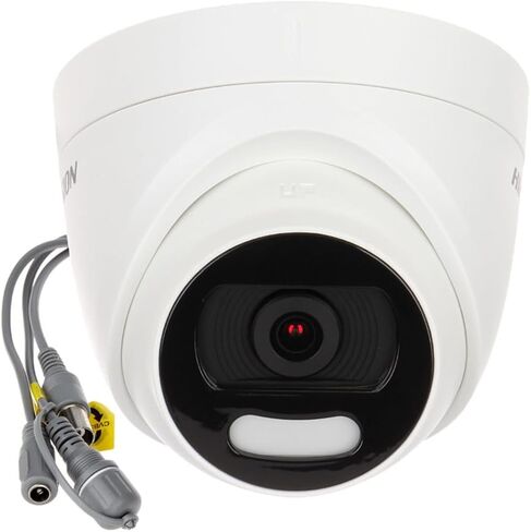 DS-2CE72HFT-F28 5MP Color-Vu Fixed Turret Camera, Analog BNC Security Camera, Turbo HD Dome, 4 in 1 TVI/CVI/AHD/CVBS, 2.8MM Lens, 130 dB WDR, 3D DNR, IP67 Rated in Kuwait