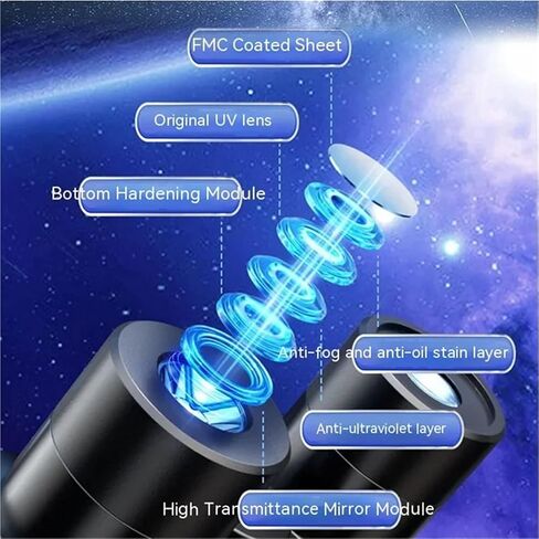 USB Microscope, Microscopes, Binocular Biological Microscope Professional 40-1600X Electron in Kuwait