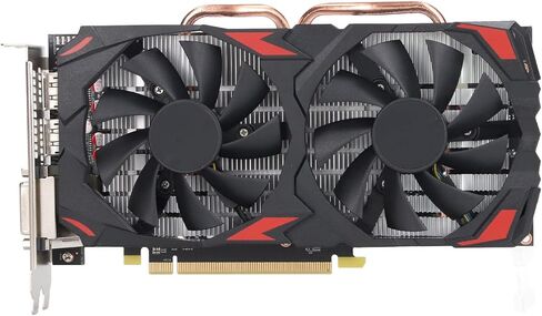 بطاقة رسومات RX580 سعة 8 جيجابايت GDDR5، تردد أساسي 256 بت 1284 ميجاهرتز PCI Express 3.0 وحدة معالجة الرسومات للألعاب مع مراوح تبريد، للكمبيوتر الشخصي in Kuwait