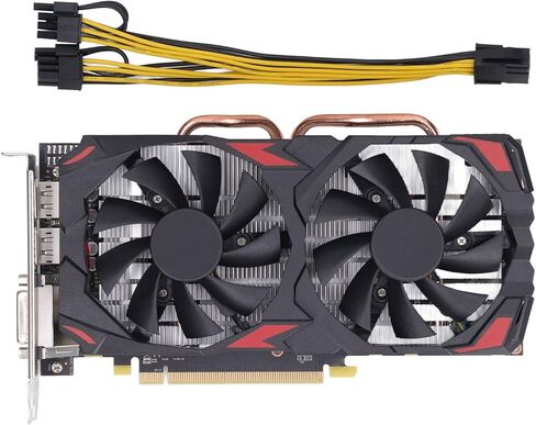 بطاقة رسومات RX580 سعة 8 جيجابايت GDDR5، تردد أساسي 256 بت 1284 ميجاهرتز PCI Express 3.0 وحدة معالجة الرسومات للألعاب مع مراوح تبريد، للكمبيوتر الشخصي in Kuwait