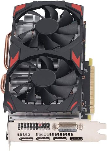 بطاقة رسومات RX580 سعة 8 جيجابايت GDDR5، تردد أساسي 256 بت 1284 ميجاهرتز PCI Express 3.0 وحدة معالجة الرسومات للألعاب مع مراوح تبريد، للكمبيوتر الشخصي in Kuwait