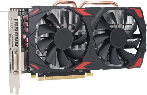 بطاقة رسومات RX580 سعة 8 جيجابايت GDDR5، تردد أساسي 256 بت 1284 ميجاهرتز PCI Express 3.0 وحدة معالجة الرسومات للألعاب مع مراوح تبريد، للكمبيوتر الشخصي in Kuwait