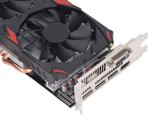 بطاقة رسومات RX580 سعة 8 جيجابايت GDDR5، تردد أساسي 256 بت 1284 ميجاهرتز PCI Express 3.0 وحدة معالجة الرسومات للألعاب مع مراوح تبريد، للكمبيوتر الشخصي in Kuwait