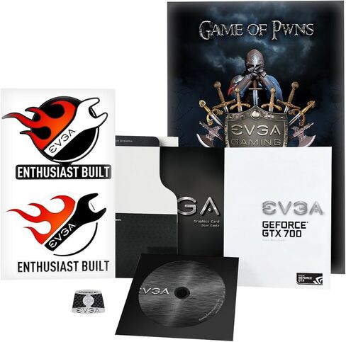 بطاقة رسومات EVGA GeForce GTX 760 SC 4 جيجابايت DisplayPort HDMI DVI-I/DVI-D مع مبرد ACX 04G-P4-2768-KR (متجددة) in Kuwait