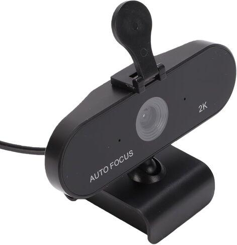 Dpofirs 2K Webcam, 5MP USB Computer Camera Plug and Play with Microphone and Wide Angle View, for Live Streaming Video Conference and Meeting in Kuwait