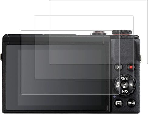 Screen Protector Compatible with Canon G7X Mark III, 3 Pack Replacement Tempered Glass Film 9H Hardness, Anti-Fingerprint Films Anti-Glare in Kuwait