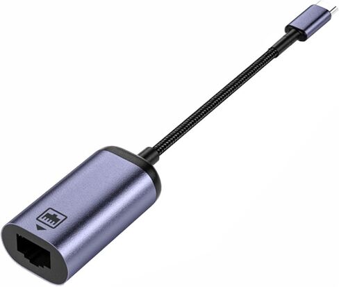 Durable Aluminum USB-C to Ethernet Adapter - High-Speed 100Mbps Network Bridge for Laptops and Tablets - ethernettotype-ccable in Kuwait