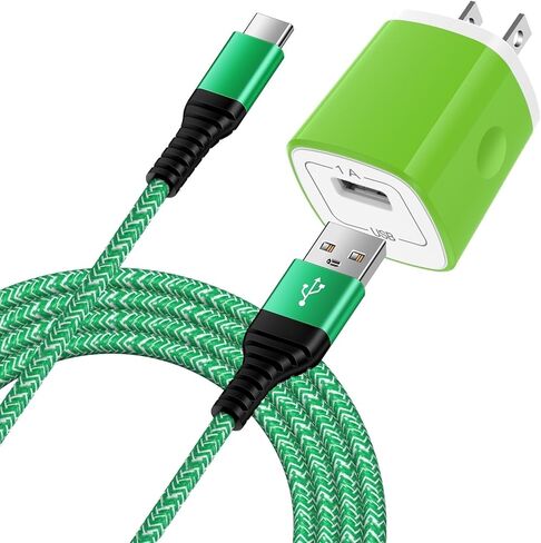 Essential USB-C to RJ45 Ethernet Adapter - Compact 100Mbps Wired Network Converter for Tablets - Green in Kuwait