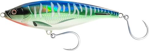 Nomad Design Madscad 150 6" (2-3/4oz) Sinking Salt Water Long Cast Twitching StickBait with Premium Diablo 5X Singles 5/0 Hooks, Ideal for Mackerel, Tuna, & GT in Kuwait
