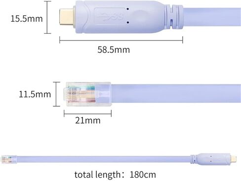 محول USB-C إلى Gigabit Ethernet المتقدم - واجهة شبكة من الألومنيوم بسرعة 1000 ميجابت في الثانية لمستخدمي الطاقة - C in Kuwait