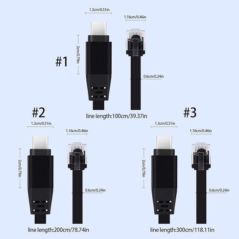 Sleek USB-C to Ethernet Adapter - 100Mbps Wired Network Link for Modern Devices - 100M 2m in Kuwait