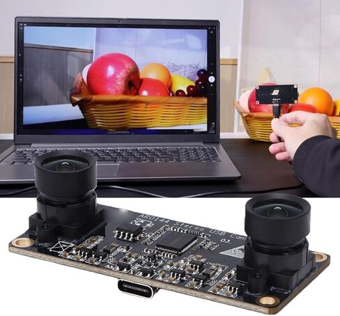 Zopsc 2MP Dual Lens Camera Module, Stereo USB Camera Module with USB 2.0 Port, for Robotics Machine 3D Imaging in Kuwait