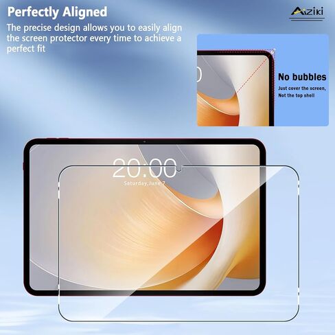 (2 Pack Screen Protector for Teclast T65 13.4, Ultra Resistant, Shatterproof Tempered Glass, Bubble Free for Teclast T65 Plus 13.4/T65 Tempered Glass in Kuwait