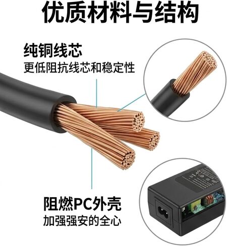 24V Power Adapter Compatible with Bambu Lab AMS 2 Pro Automatic Material System, Switching Adapter Replacement for ADS-96HLA-19-1 24096E Power Supply Cord Charger in Kuwait