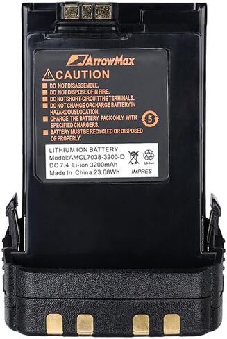 Arrowmax AMCL7038-3200-D Battery Compatible with Motorola APX6000 APX6000XE APX7000 APX7000L APX7000XE APX8000 SRX2200 PMNN4486A in Kuwait