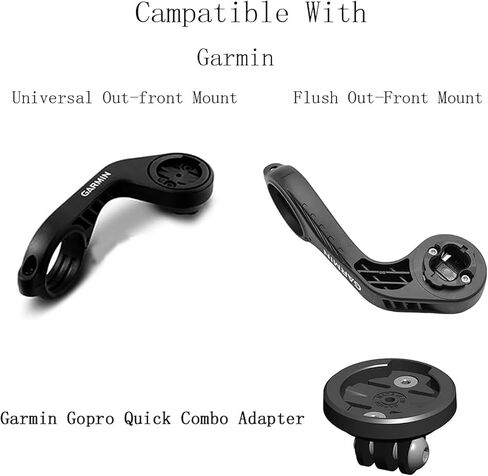 محول تركيب أمامي خارجي لـ Garmin Edge، محول إطلاق سريع ربع دورة متوافق مع كاميرا الحركة Gopro والمصباح الأمامي in Kuwait